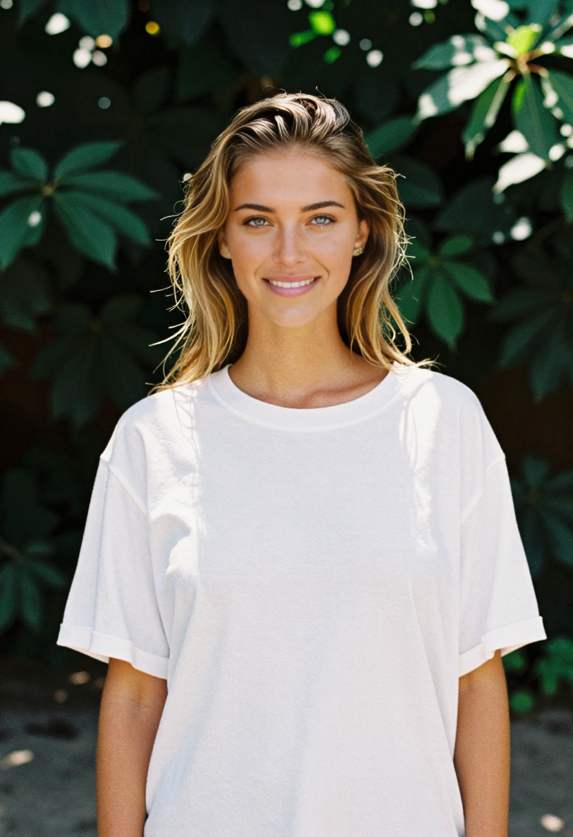 hv-victoria seier-city girl diaries-White Oversized T Shirt